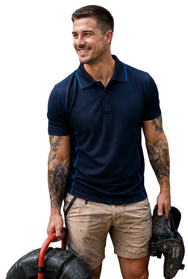 A licensed Bondi plumber with his tools